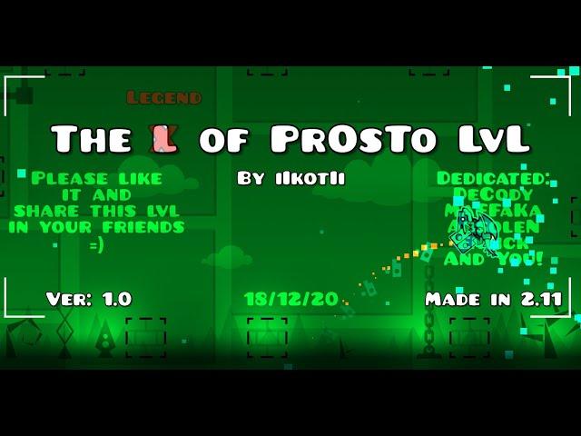 The Legend of PrOsTo LvL 1.0 (last version: 1.8)