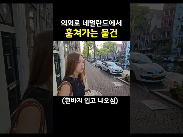 네덜란드에서 의외로 훔치는 물건