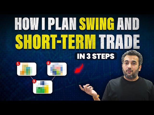 How I Plan Swing and Short-term trade In 3 Steps | Stock Selection method | Vijay Thakkar