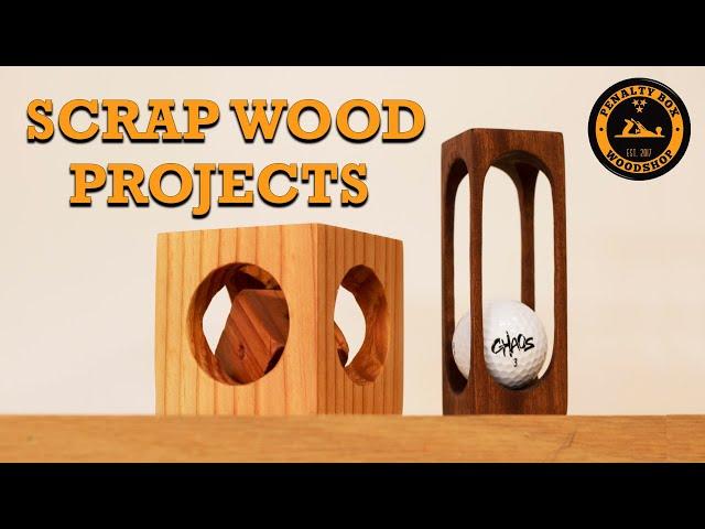 Fun Scrap Wood Projects - Magic Golf Ball and Cube Within a Cube