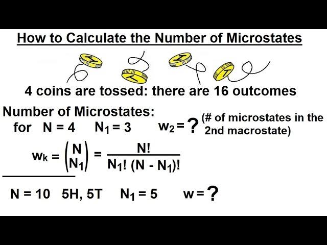 Physics 32.5 Statistical Thermodynamics (6 of 39) Calculate the Number of Microstates