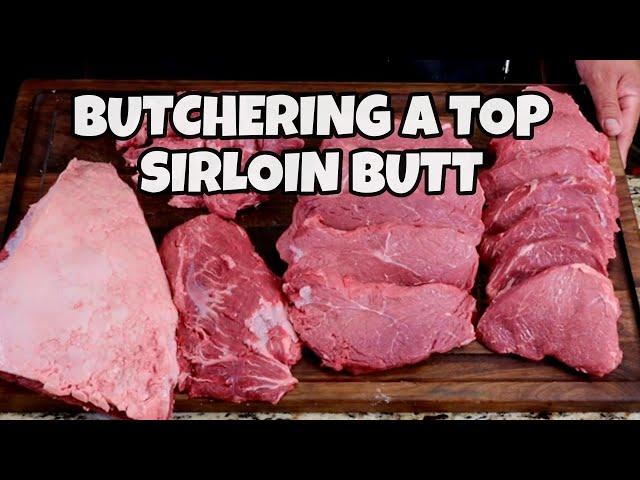 How To Butcher A Top Sirloin Butt Into Steaks - Smokin' Joe's Pit BBQ