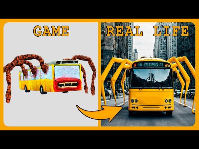 Bus Eater Monster In Real Life | All Eat Monster | Guess The MONSTER'S VOICE