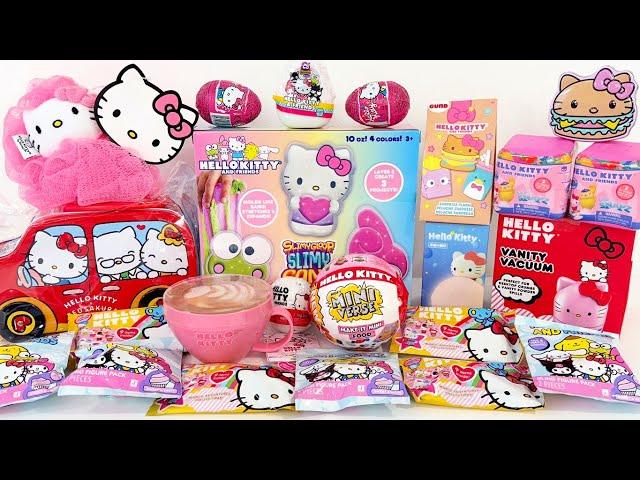 ASMR 32 Minutes HELLO KITTY Oddly Satisfying Unboxing Toy Surprises!! No Talking Video