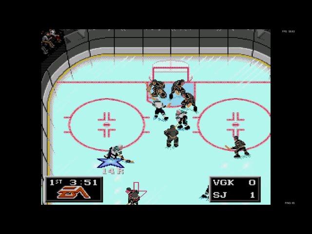 NHL '94 Franchise Mode 1991 Regular Season G64- NewJerseyKiller (VGK) at Len the Lengend (SJ)