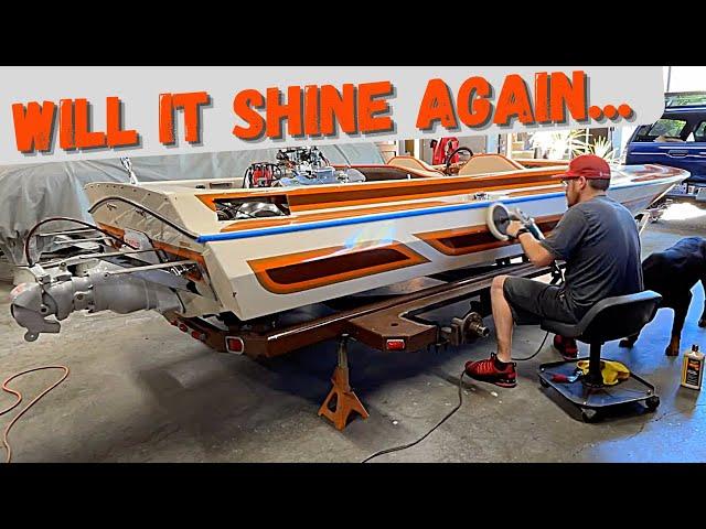 Resurrecting the Gel Coat on my 1979 Centurion Jet Boat with a Polish and Detail