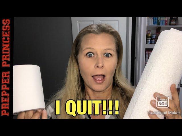 NO TOILET PAPER? NO PROBLEM! HOW TO QUIT ALL PAPER PRODUCTS!