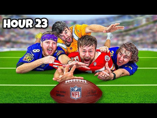 Playing Kill the Man with the Football for 24 Hours Straight!