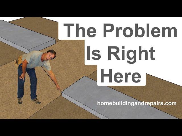 Simple Solution For Fixing Concrete Stair Step Layout Problems When Using String To Position Steps