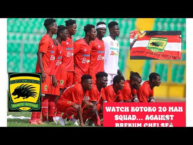 WATCH KOTOKO 20 MAN SQUAD… AGAINST BREKUM CHELSEA… NO ASARE?? DANLAD STEPS IN MORRISON WHY..DETAILS