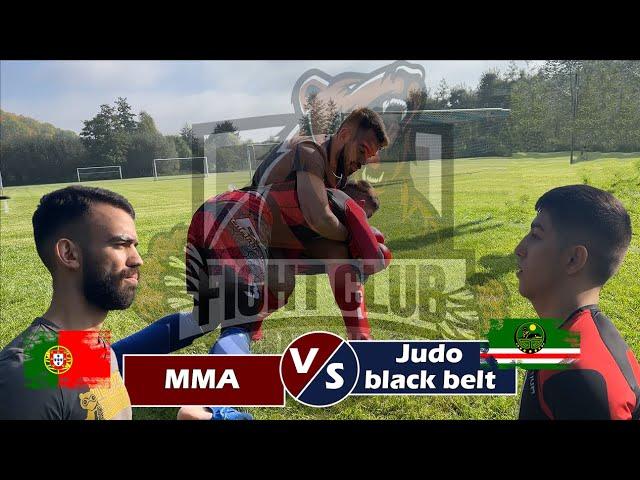 Portuguese MMA-FIGHTER vs. Chechen JUDO BLACK BELT | MMA Streetfight | FCL