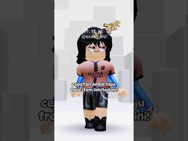 cara mendapatkan free item baju limited di roblox #roblox #freeitem #psgobby