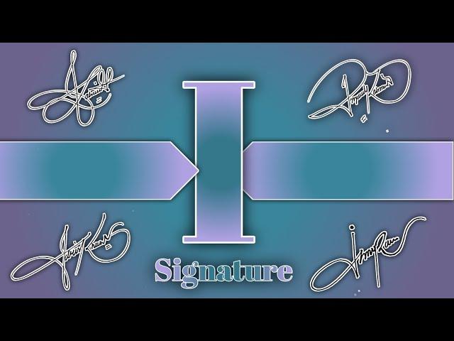 I Signature style of your sign | Top best Signature of I name | Sign