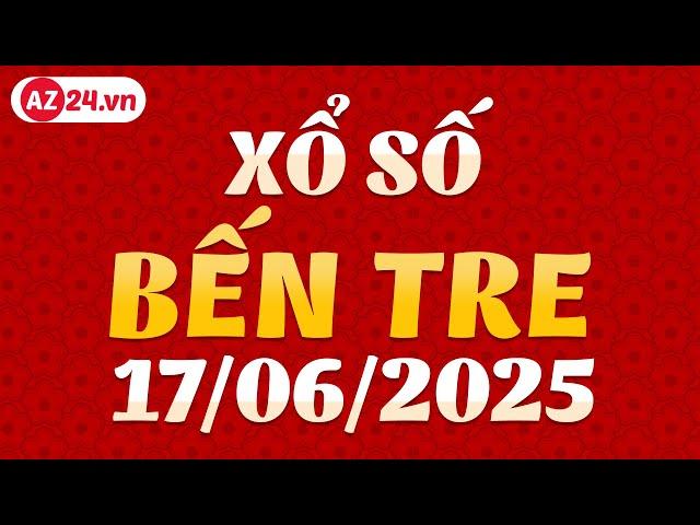 Xổ số Bến Tre ngày 17 tháng 6 - XSBT - SXBT - XSBTRE - Kết quả xổ số kiến thiết Bến Tre hôm nay