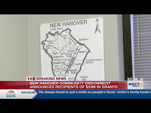 New Hanover Community Endowment reveals local recipients of $53 million in grants