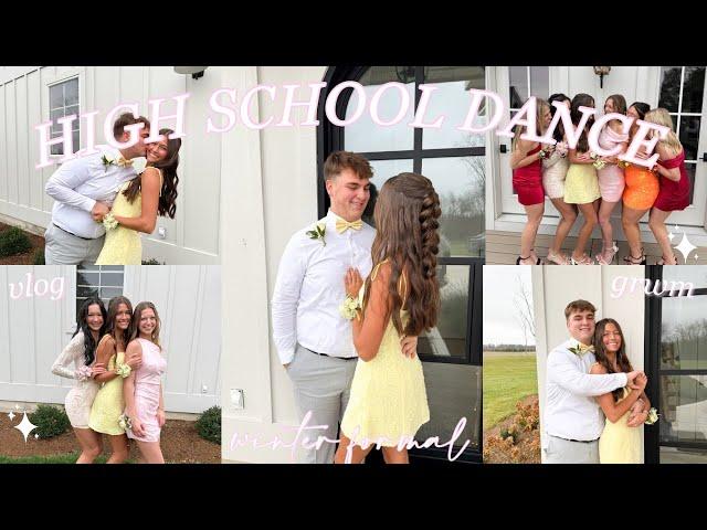 GRWM + VLOG FORMAL DANCE | *high school dance* senior year