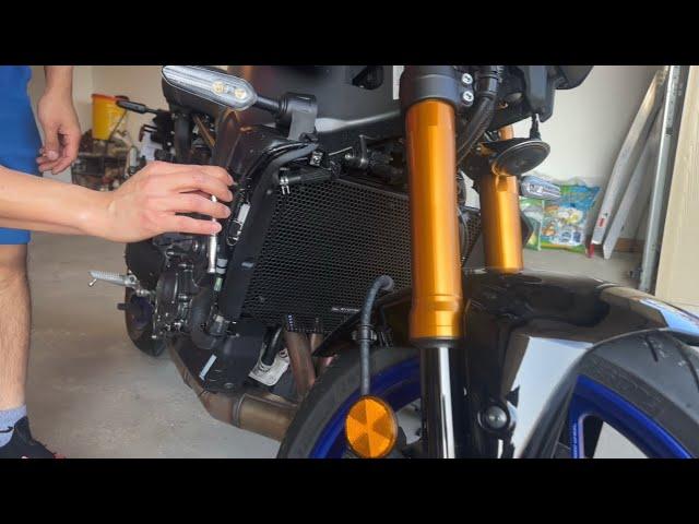 Yamaha mt09 SP/ Radiator guard install 4K