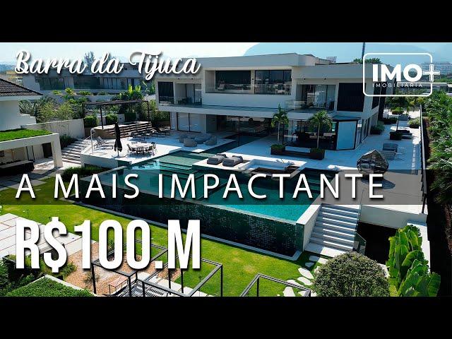 TOUR COMPLETO: MANSÃO MAIS IMPACTANTE DA BARRA DA TIJUCA | IMO+ IMOBILIÁRIA