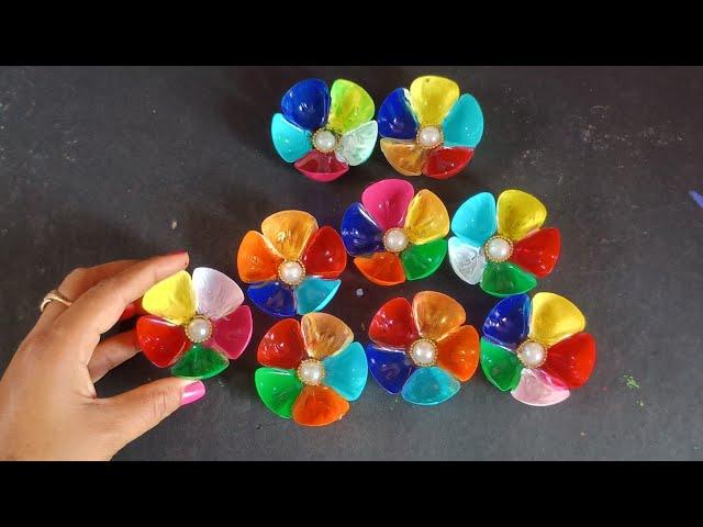 6 Most Easy Plastic Bottle Flower Craft Ideas | Plastic Bottle Flower Making Idea | Home Decor