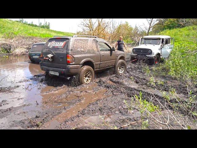 ГИБЛОЕ МЕСТО! КОГДА НЕ ХВАТАЕТ РЕЗИНЫ! OPEL FRONTERA B, SUZUKI JIMNY, HOVER, УАЗ, НИВА