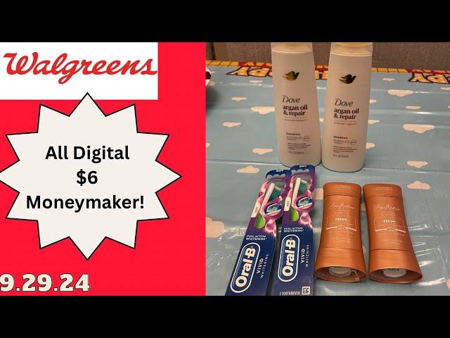 Walgreens All Digital $6 Moneymaker - Easy Scenario 9/29 #walgreensdeals