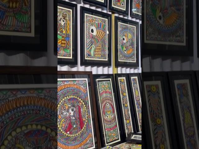 Paintings at an exhibition in Chennai India #travel #indian #india #indianpainting #indianpainters