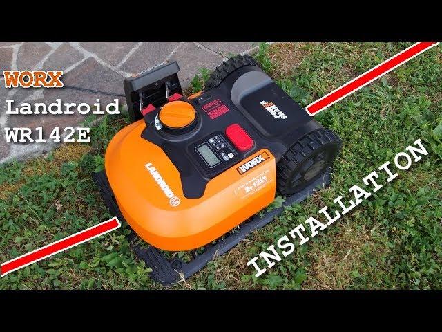 WORX Landroid WR142E • Charging base and perimeter wire Installation