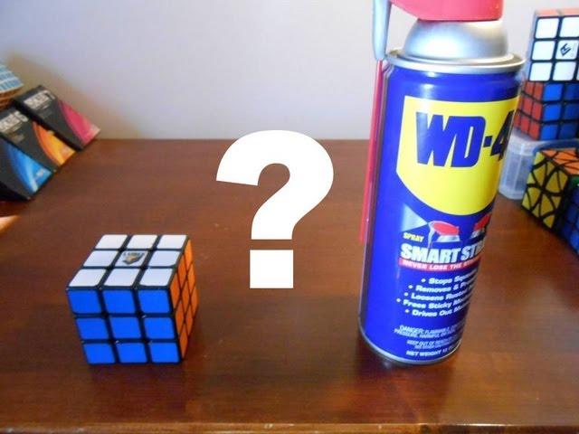 WD-40 Cube Lubrication???