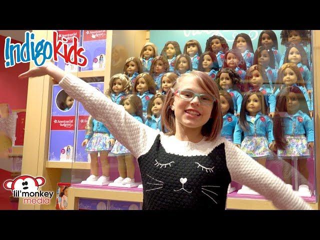 IndigoKids American Girl Doll Specialty Boutique Shopping Spa Day!