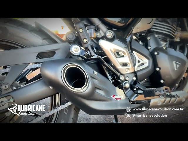 Escapamento Esportivo Triumph Scrambler 400x Bico Hurrimade Evolution - HURRICANE EVOLUTION EXHAUST