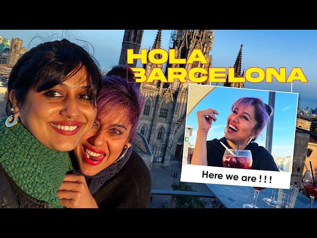 Eurotrip Ep 9 | HOLA BARCELONA | Here we are!!! | Ranjini Haridas vlogs