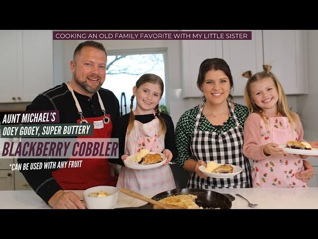 Aunt Michael's Easy Cobbler Recipe | Buttery Melt-In-Your-Mouth Cobbler that works with any fruit!