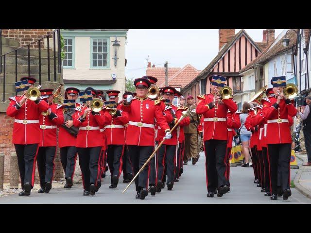 British Army Band Colchester At Woodbridge Freedom Parade 2023