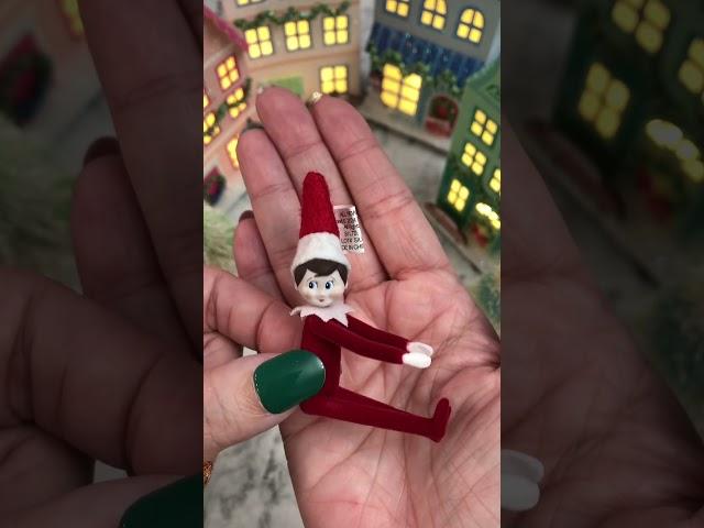 World’s Smallest Elf on the Shelf! #shorts #satisfyingvideo #asmr #mini