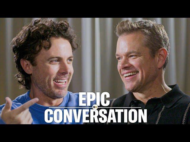 Matt Damon & Casey Affleck Have an Epic Conversation | GQ