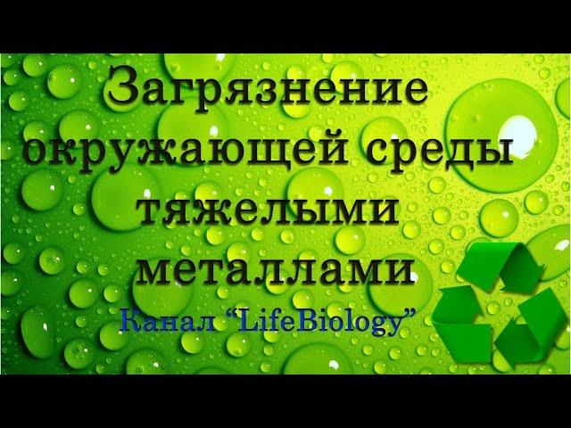 Загрязнение окружающей среды тяжелыми металлами