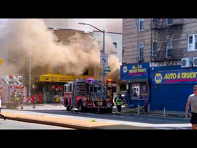 FDNY - Early Arrival + Audio - Brooklyn 2nd Alarm Box 0053 - Quickly Knocked fire in an MD - 7/19/24