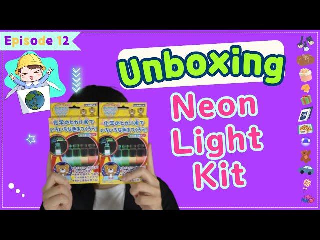 Unboxing toys - Neon light experiment Set | Unboxing Japan with Ren EP.12