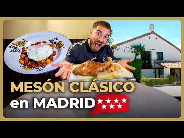 Probando COMIDA CASERA en RESTAURANTE de CARRETERA en MADRID: CLASICAZO!!!