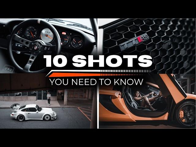 Only Experts Know These 10 Car Photography Shots