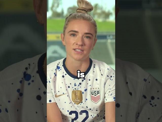 USWNT talk about their first soccer hero that inspired them  #shorts