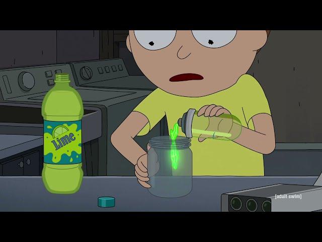 Is that mountain dew in my quantum transport solution? | Rick and Morty season 5