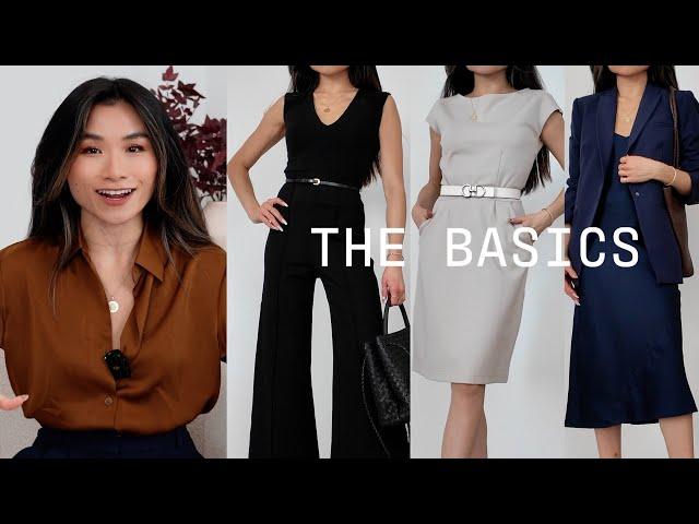 WORK ESSENTIALS Every Woman Needs (quality basics to build your wardrobe)