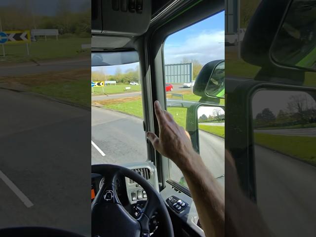 Looking early and planning to go at the roundabouts when driving HGV, is this what you doing?