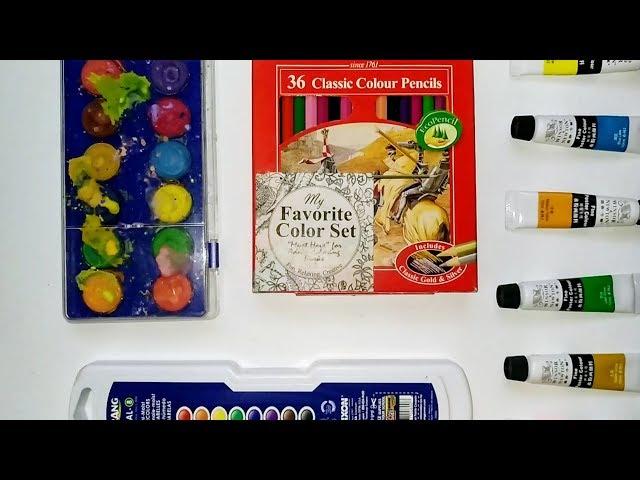 Art Materials + Art Haul