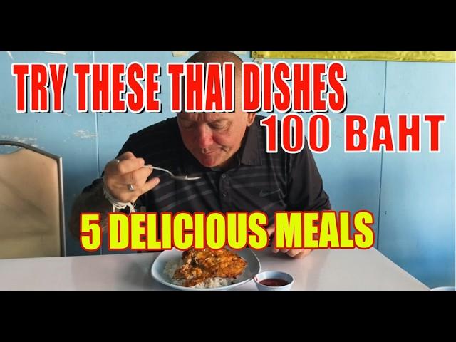 Thai Food HEAVEN! 5 AMAZING Dishes Under 100 Baht here in Pattaya!