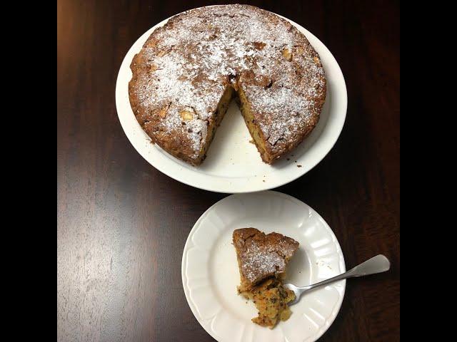 Apple Carrot Cake with Walnuts. Яблочно-морковный кекс.