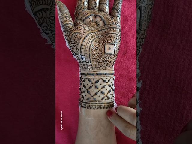 Beautiful mehndi design trick | #shorts #mehndi #video #viral #trending