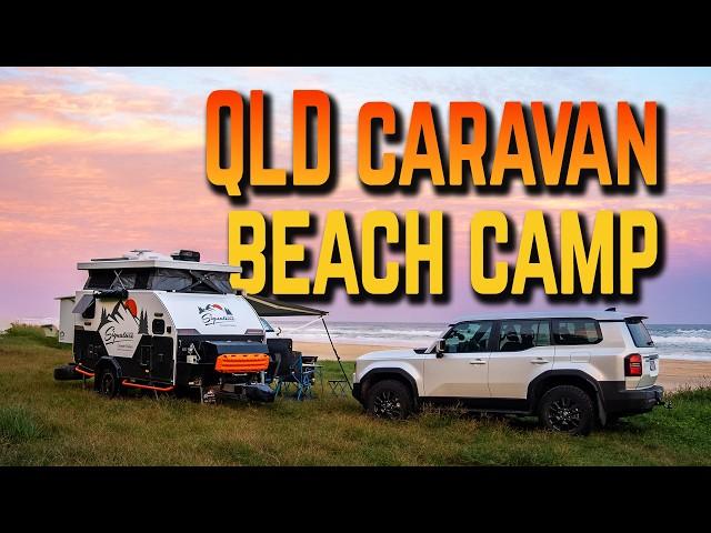 250 PRADO SHAKEDOWN - QLD CARAVAN BEACH AND BUSH CAMPING