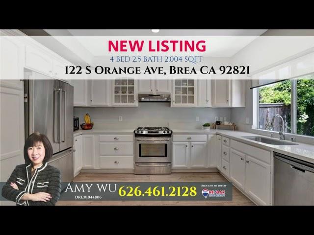 Just Listed in Irvine by Local Realtor Amy Wu | 122 S Orange Ave, Brea